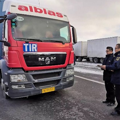 TIR transport Kina Europa